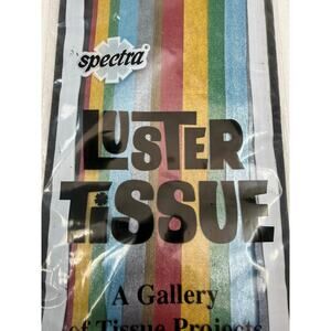 Spectra Luster Tissue Vintage Wrapping Paper | 14 Sheets | New in Package